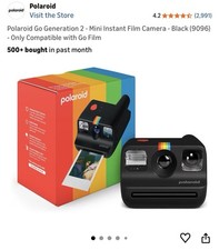 NEW IN BOX Polaroid Go Generation 2 Instant Film Camera Black 