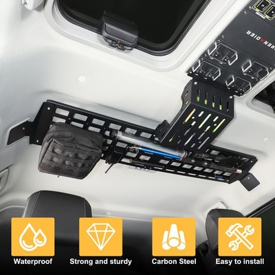 Rear Roof Rack Molle Panel Interior Shelf Storage For Ineos Grenadier 2020+ US