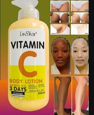 Skin Whitening Body Lotion Vitamin C  Brightening Cream 500ml [USA Stock  🇺🇸] 