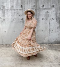 Spell & the Gypsy Juniper dress Size Medium off on shoulder Summer shirred