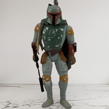 Vintage Kenner Star Wars Boba Fett Action Figure 1995  Weapon Cape Backpack