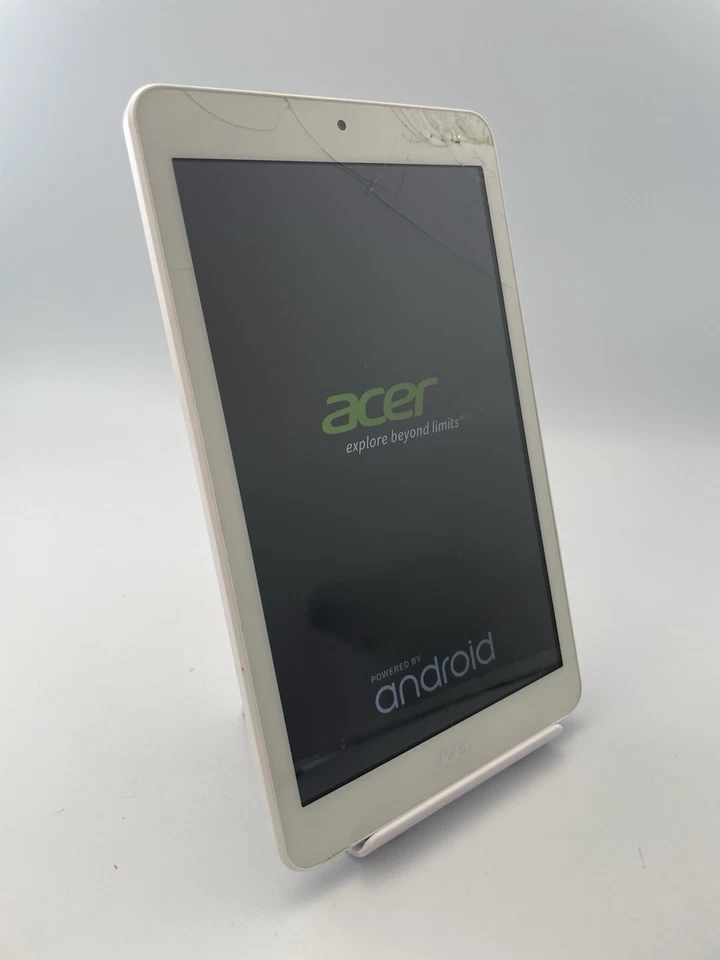 Acer Iconia One 8 B1-850 White 8" 16GB Wi-Fi 5MP 1GB Ram Android Tablet Cracked - Image 2 of 4
