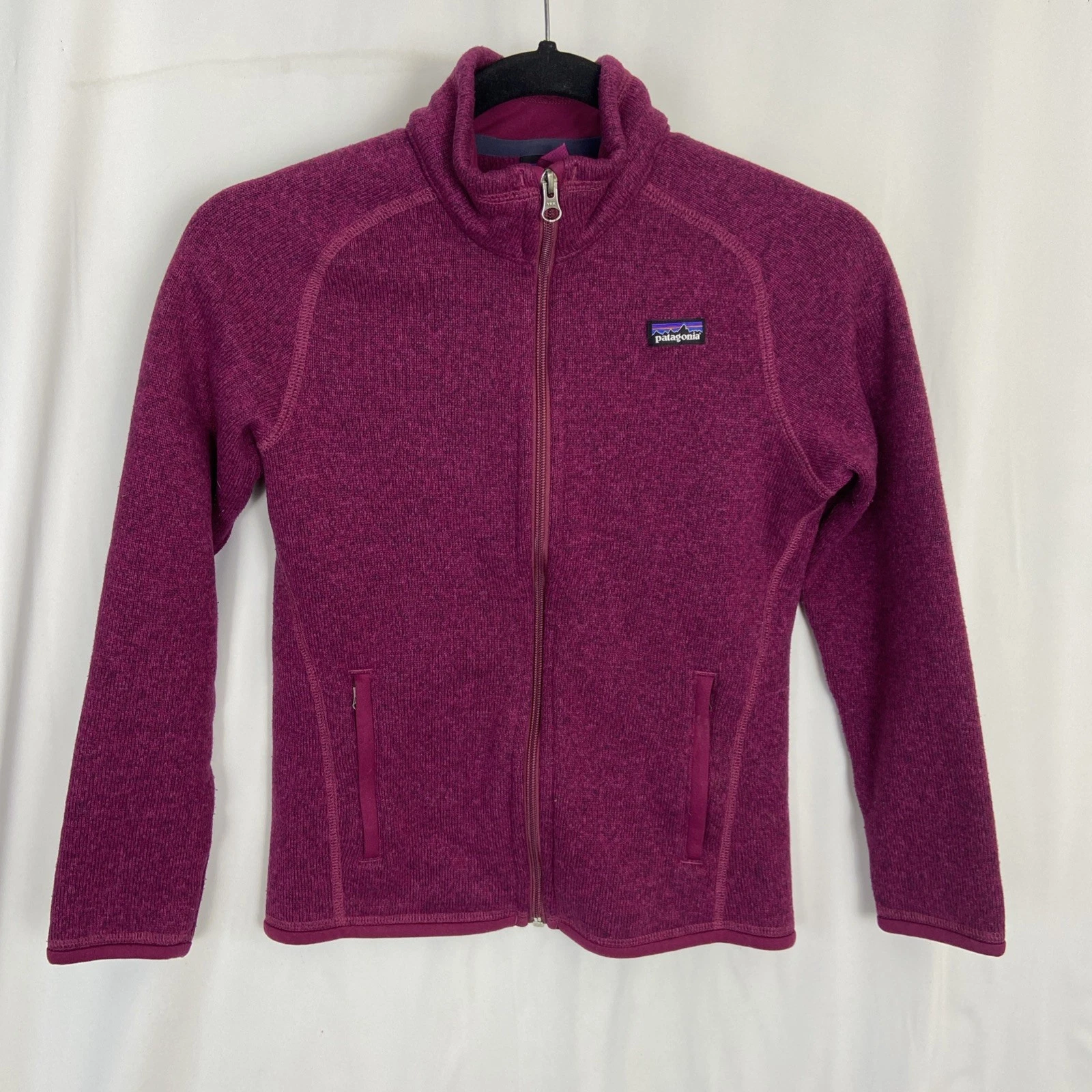 Patagonia Better Sweater Youth 12 Size L Red Full Zip Fleece Outdoor Jacket