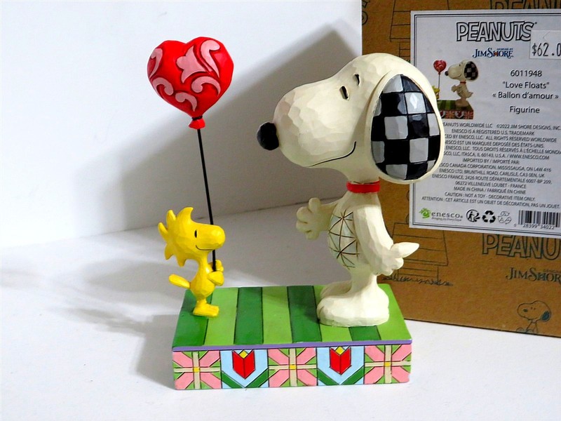 SNOOPY PEANUTS WOODSTOCK JIM SHORE DESIGNS ENESCO FIGURE FIGURINE 2022