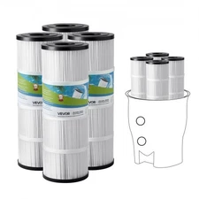 VEVOR Pool Filter Cartridge,4x 80 Sq. Ft,Spa Hot Tub Filter Cartridge Replacemen