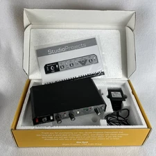 Studio Projects VTB1 Tube Mic Preamp with Power Supply Preamplifier Box Manual