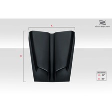 Duraflex Ws6 Look Hood Cowl Scoop Vent For Universal Edpart112440