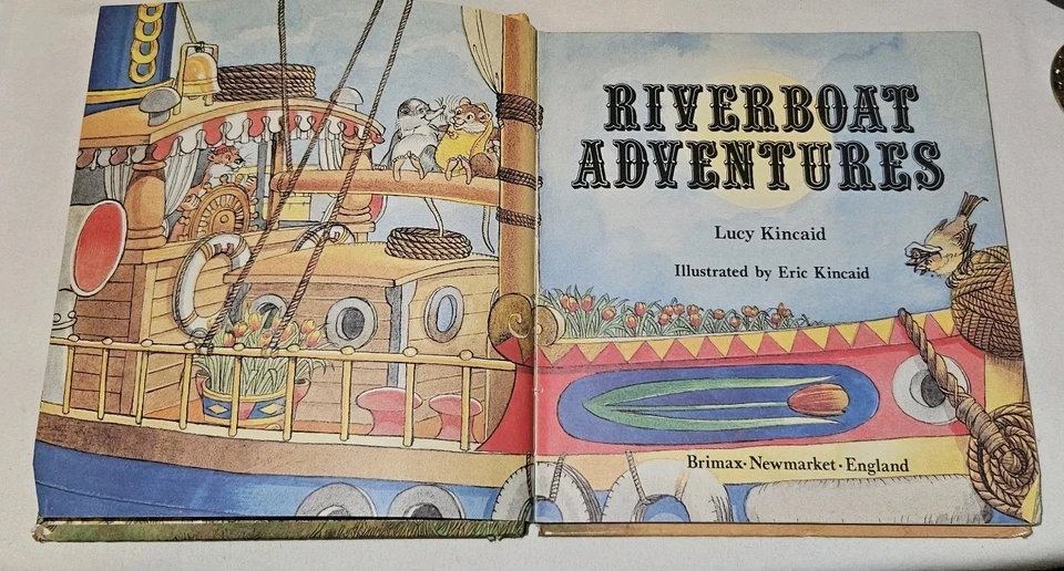 Riverboat Adventures (Hardcover) Kincaid, Lucy Brimax Vintage Illustrated Book - Image 3 of 4