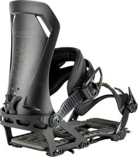 Fijaciones de snowboard Nitro Verticales Splitboard Grandes (Hombres 10-13.5) Negras Nuevas