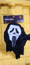 Scream Ghost Face Adult Costume Hooded Halloween Mask Fun World 9206S