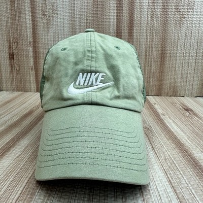Nike Hat Heritage 86 Hat Cap Adjustable Two Tone  Green Unisex One Size  Cap