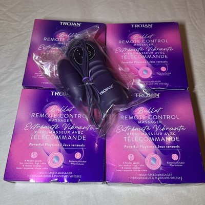 x5 Trojan Bullet Remote Control Vibrating Multi Speed Personal Massager - Read!