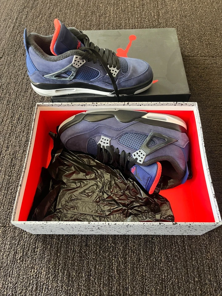Nike Air Jordan 4 Retro WNTR Winterized Azul Leal Talla 9.5 - Nuevas Foto 2 de 3