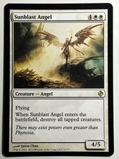 Sunblast Angel Duel Decks: Venser vs. Koth 21 LP-NM MTG Card