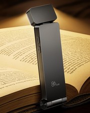 Book Light, Rechargeable Clip-On LED Reading Light for Bed Night Use - 3 Color