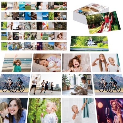 50 Verb Flashcards, Picture & Word Cards Action Language Builder Visual Aid L...