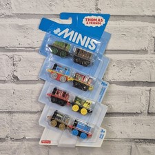 Thomas & Friends Minis Set Of 8 Toby Salty Bert James New Sealed Mattel 2014