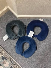 Set Of Three Travel Neck Pillows
