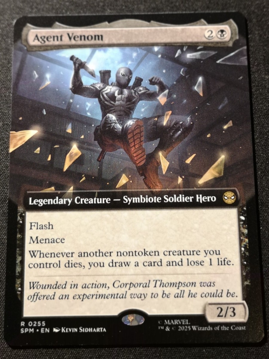 Agent Venom - Extended Art - SPM - MTG - EN - NM - 0255 | eBay