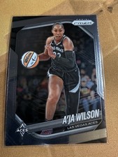 2025 Panini Prizm WNBA A’ja Wilson #76 Base Prizm Las Vegas Aces MVP