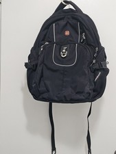SwissGear Scansmart Laptop Backpack Black Multi-Compartment Travel School Bag