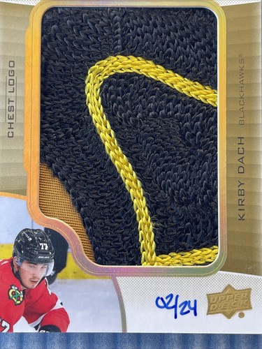 2020-21 Ud Premier Mega Patch Chest Logo KIRBY DACH RC | Logo Patch | Sp # /24 - Picture 3 of 8
