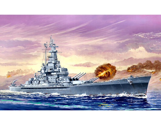 Trumpeter 5761 USS Massachusetts BB-59 1:700 kit de modélisme naval historique