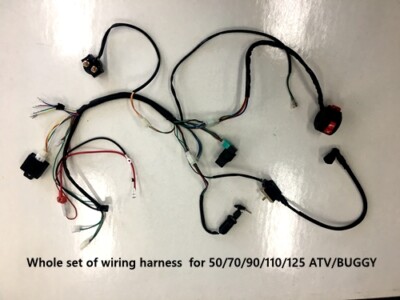 Jual Electric Start Wiring Harness Loom 50cc 110cc 125cc QUAD DIRT BIKE BUGGY Di Seller BAOSITY - Foto 6