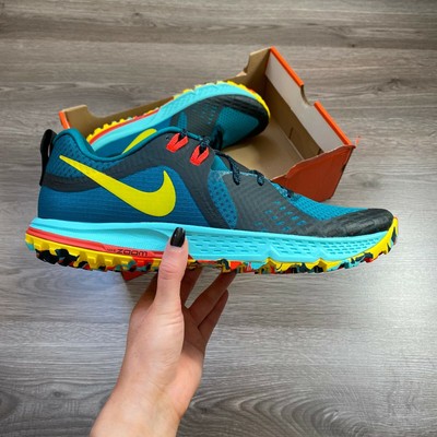 multicoloured nike trainers