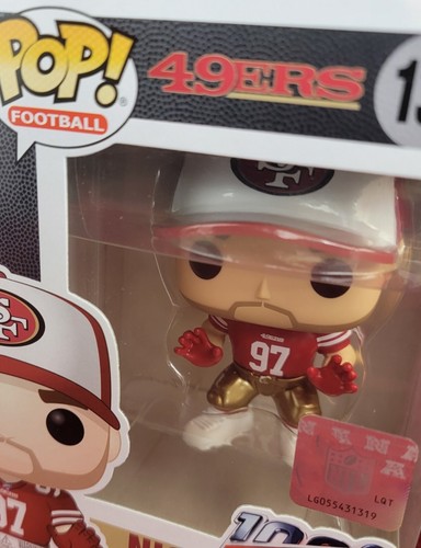 Nick Bosa funko # 132 (nib) With Pop Protector - Picture 3 of 7