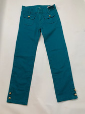 Gymboree Ready Set Go Dark Teal Blue Jeans Pants 7 NEW