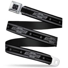 General Motors Chevrolet Bowtiestars Seatbelt Buckle Belt Official Licensed