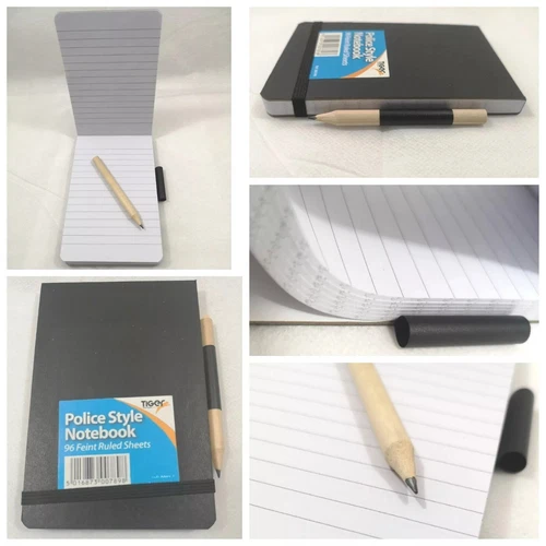 SECURITY OFFICERS NOTEBOOK Pen Police Door Supervisor Note Book Emergency Rescue