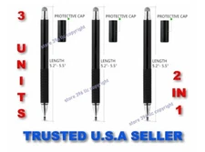 2 in 1 Universal Touch Screen Pen Drawing Stylus iPad Android Tablet (3 Units)