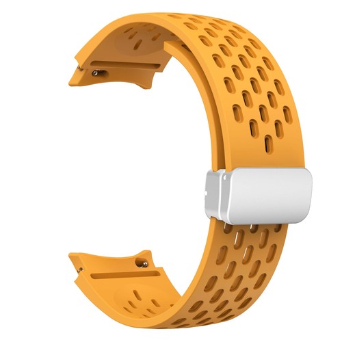 For Samsung Galaxy Watch7 6 5 4 40/44mm 6 Classic 43/47mm Magnetic Silicone Band - 第 45/47 張圖片