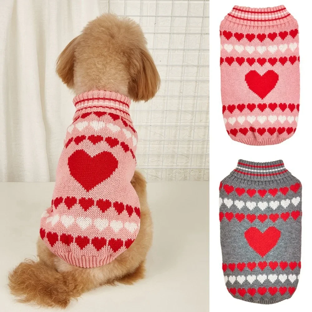 Valentines day dog deals sweater