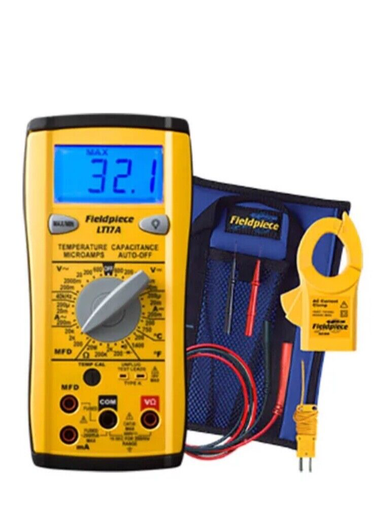 Fieldpiece LT17A Digital Multimeter with 400AAC Clamp with Temp MFD