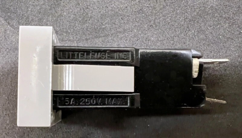 Portafusibles de montaje en panel Littelfuse serie 348 3AG para Dynaco, Ampzilla y otros Foto 2 de 2