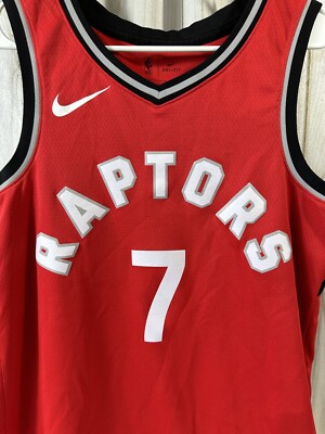 【NBA】Nike Toronto Raptors Lowry 7 Jersey Nike Swingman Kyle Lowry #7 Toronto Raptors Jersey Men's