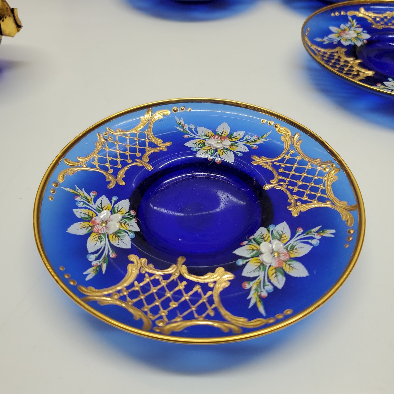 Vintage Italian Murano Glass Tea Set eBay