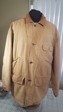Banana Republic Weather Duck Work Jacket Brown pocketed Insulate Men's Size XL