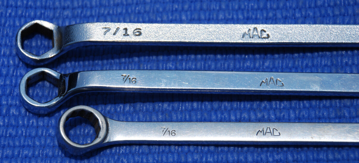 MAC TOOL 2 BHL1214 3/8-7/16 Offset Double Box End Wrench,6pt +