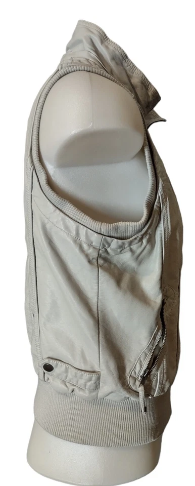 Chaleco YMI XL Junior Talla X-Grande Para Mujer Imitación Cuero Cremallera Completa Forro de Piel Sintética Foto 3 de 4