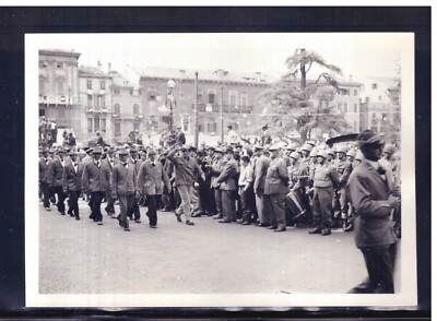 Alpine Photo Photograph La Sfilata Piazza Bra Adunata Verona 1964 KK2624