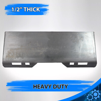 #ad 1 2quot; thick Skid Steer Mount Plate Adapter Loader Quick Tach Attachment Metal $149.50