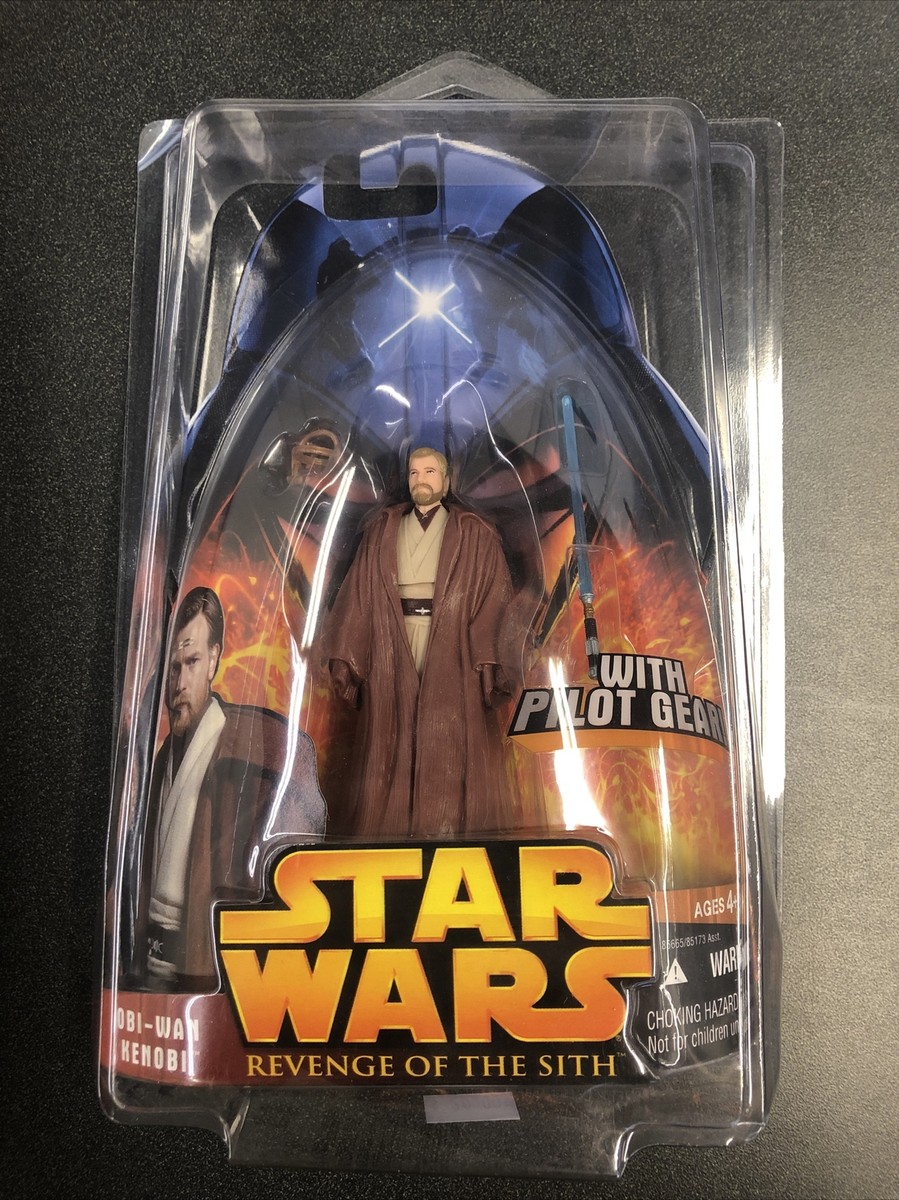 NEW STAR WARS REVENGE OF THE SITH OBI-WAN KENOBI WITH PILOT