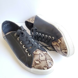 faux snakeskin sneakers