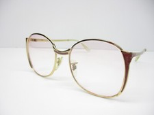 New Vintage Eyeglasses Tura Model 224 R Gold Rose Frame Japan 50 Metal Fashion