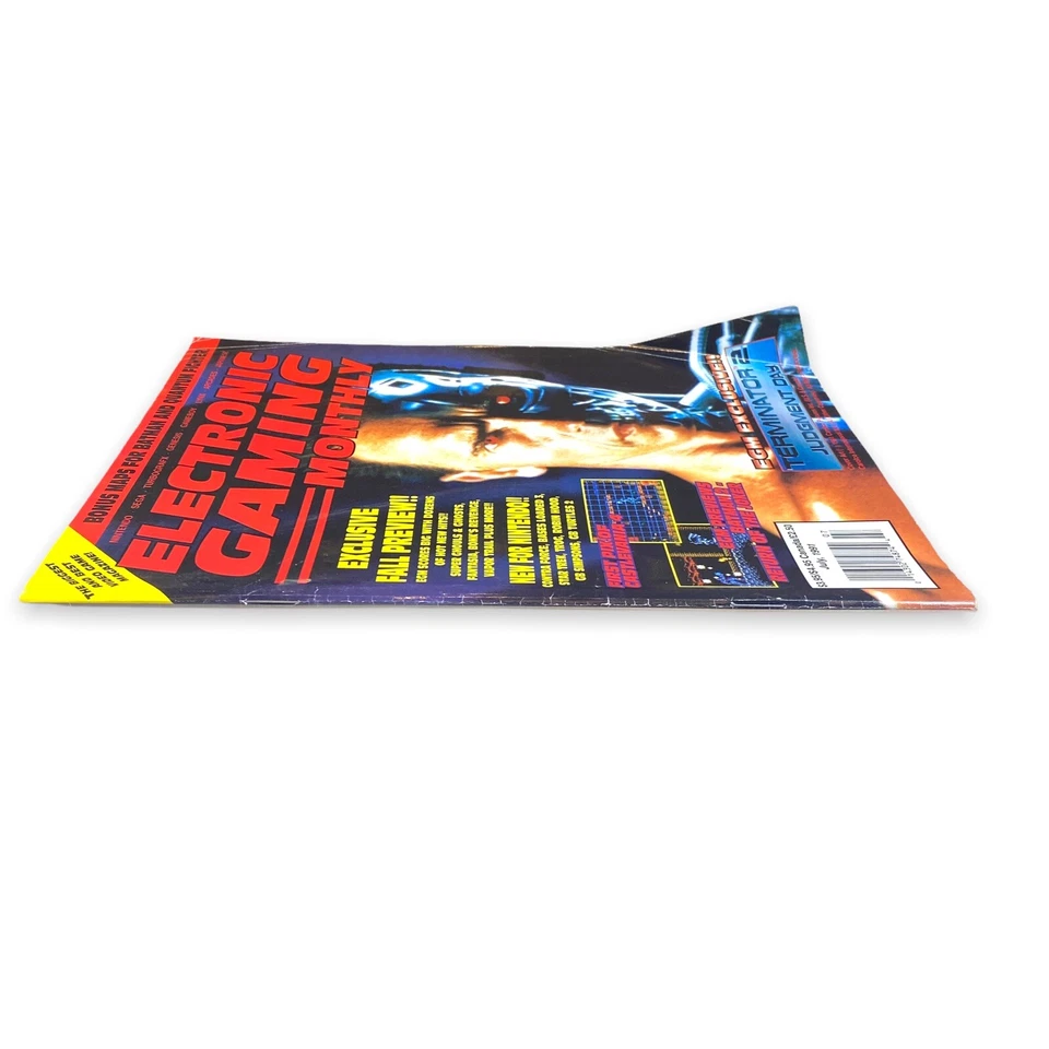 Electronic Gaming Monthly July 1991 Terminator Cover # 24 - Image 4 of 4