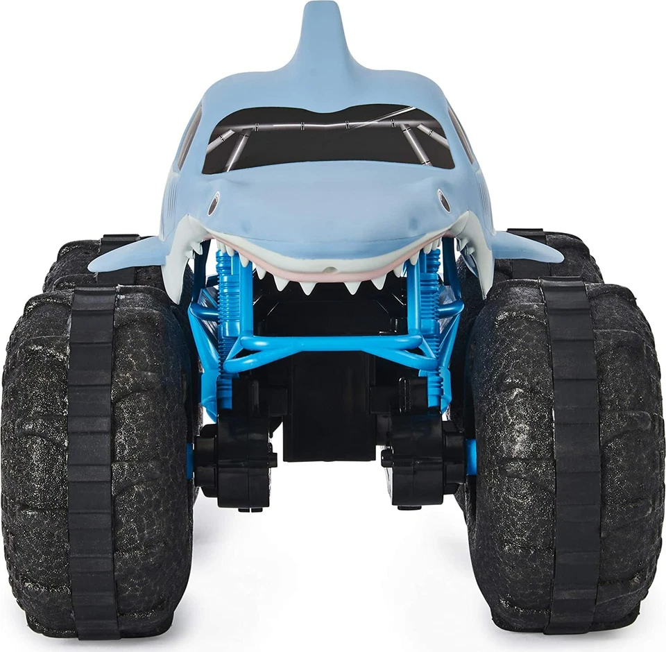 Spin Master 6056227 Monster Jam Megalodon Storm RC Amphibienfahrzeug Hai-Optik - Bild 4 von 4